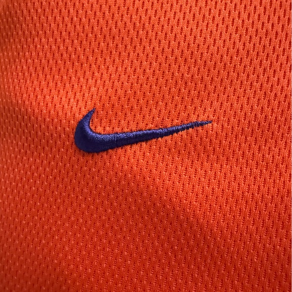 Nike‎ Team Clemson Tigers Orange Quarter Zip Performance Shirt Mens fit dry - Picture 4 of 16